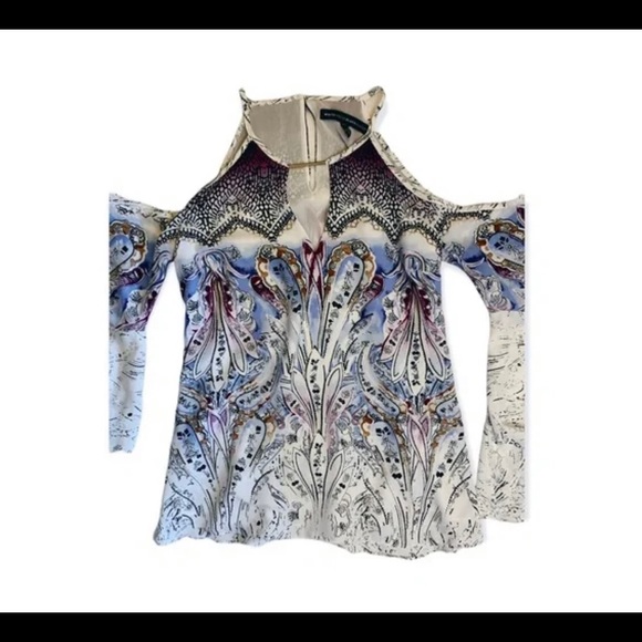 WHBM “Tasha” cold shoulder blouse - Picture 8 of 16